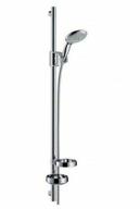 душевой набор hansgrohe raindance e 100 air 3jet/unica d 27883000, хром. логотип