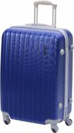 suitcase tevin, s, blue logo