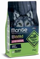 dry dog ​​food monge bwild feed the instinct low grain, wild boar 1 pack. x 1 pc. x 2.5 kg логотип