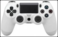wireless gamepad for playstation 4 white bluetooth / ps4 / pc / bluetooth joystick for sony playstation and pc logo