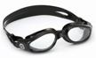 goggles for swimming aqua sphere kaiman, black/clear lens logo