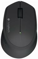 wireless compact mouse logitech m280, black логотип
