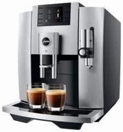 coffee machine jura e8 (eb), moonlight silver logo