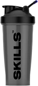 img 4 attached to Skills Nutrition Smoky Black Lid Shaker 600 ml