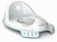 🎨 kidwick seat flipper: stylish white and turquoise upgrade for kids! logo