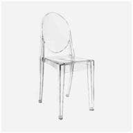 chair deephouse victoria ghost transparent for kitchen, living room logo
