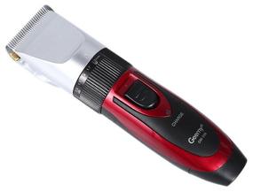 img 3 attached to GEEMY hair clipper Professional Hair Clipper art. GM-550 red, black, red, black
