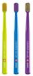 curaprox cs 5460 ultra soft toothbrush, salad/blue/purple, 3 pcs. logo