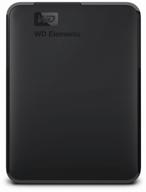 5 tb external hdd western digital wd elements portable (wdbu), usb 3.0, black логотип