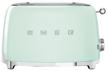 smeg toaster tsf01pgeu, pastel green logo