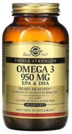 🔵 solgar triple strength omega-3 epa & dha caps review 2021: 950 mg, 100 caps – benefits and dosage logo