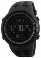 wrist watch skmei watch skmei 1251 black sports men's waterproof logo