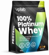 protein vplab 100% platinum whey, 750 gr., chocolate logo