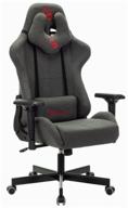 computer chair bloody gc-700 gaming, upholstery: textile, color: gray логотип