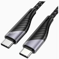 cable hoco u95 type-c to type-c, super fast pd 60w, 3 a, length 1.5m, black logo