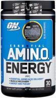 amino acid complex optimum nutrition essential amino energy, blackberry, 270 gr. logo