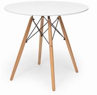 dining table fixed eames style dsw, 80x80x74 cm logo