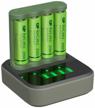 ni-mh battery 2100 mah 1.2 v gp recyko 2100 series aa usb charger b421 docking station d451, 4 pcs. logo