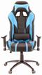 computer chair everprof lotus s16 gaming, upholstery: imitation leather, color: blue logo