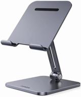 ugreen desktop folding stand for phone and tablet (40393), gray logo