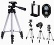 📷 dk-3888 tripod with remote control - ideal for cameras, smartphones, and selfie rings (height 1020mm) logo
