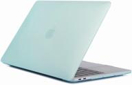 case palmexx maccase for macbook pro 13" (2016-2022) a1706, a1708, a1989, a2159, a2251, a2289, a2338 /matte green logo