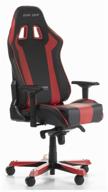 gaming chair dxracer king oh/ks06, upholstery: imitation leather, color: black/red logo