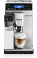 de "longhi autentica etam 29.660 sb coffee machine, silver / black logo