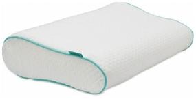 img 4 attached to Orthopedic pillow Ambesonne with bolsters and memory effect Memory Foam plortor_18_60x40