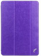 flip case for apple ipad 7 10.2" (2019) / ipad 8 10.2" (2020) / ipad 9 10.2" (2021), g-case slim premium, purple logo
