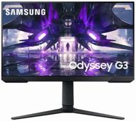 24" монитор samsung odyssey g3 s24ag300ni, 1920x1080, 144 гц, *va, черный логотип