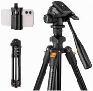 video tripod for camera and smartphone k&f concept k234a0 video head (45-174 cm) logo