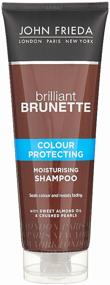 img 4 attached to John Frieda Brilliant Brunette Colour Protection Moisturizing Shampoo for Color Protection, 250 ml