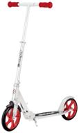 city scooter razor a5 lux, silver red logo