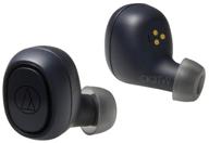 🎧 black audio-technica ath-ck3tw wireless earbuds logo