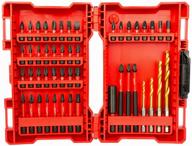 milwaukee 4932430906 bit and drill set, 48 pcs, red logo