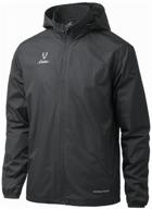 division performprof shower jacket, black, p. l logo