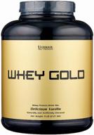 protein ultimate nutrition whey gold, 2270g, delicious vanilla logo