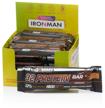 protein bar ironman 32 protein bar, 600 g, chocolate/dark glaze logo