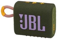 portable acoustics jbl go 3, 4.2 w, green логотип