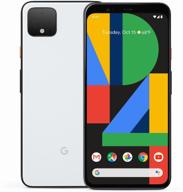 google pixel 4 smartphone, clearly white, 128gb ram and 6gb storage логотип