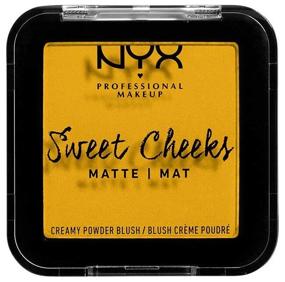 img 3 attached to NYX professional makeup Pressed Blush Sweet Cheeks Creamy Powder Matte, 11 Silence Is Golden