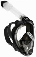 full face snorkel mask tusa sport um8001 l/xl logo