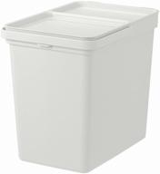 container ikea hallbar, 22 l light gray logo