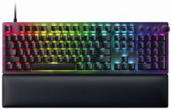 🎮 razer huntsman v2 gaming keyboard with red linear optical switch (black, russian) - enhanced gaming experience логотип