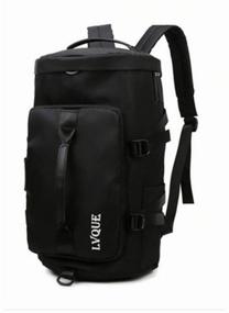 img 3 attached to Fitness bag with shoe compartment black