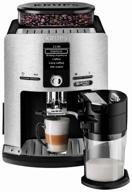 krups ea82fd10 quattro force coffee machine, silver logo