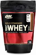 protein optimum nutrition 100% whey gold standard, 454g, double chocolate logo
