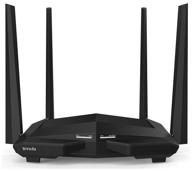 🚀 black tenda ac10 wi-fi router: enhanced performance and speed logo