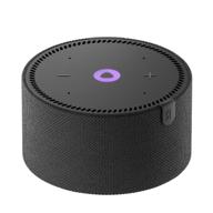 smart speaker yandex new station mini - smart speaker with alice (without clock), black onyx logo